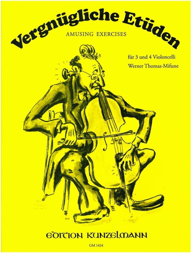 Vergnügliche Etüden Für 3 und 4 Violoncelli