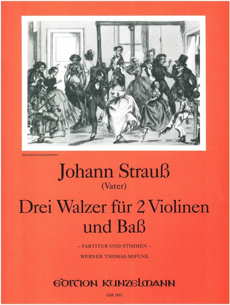 3 Walzer Für 2 Violinen und Bass
