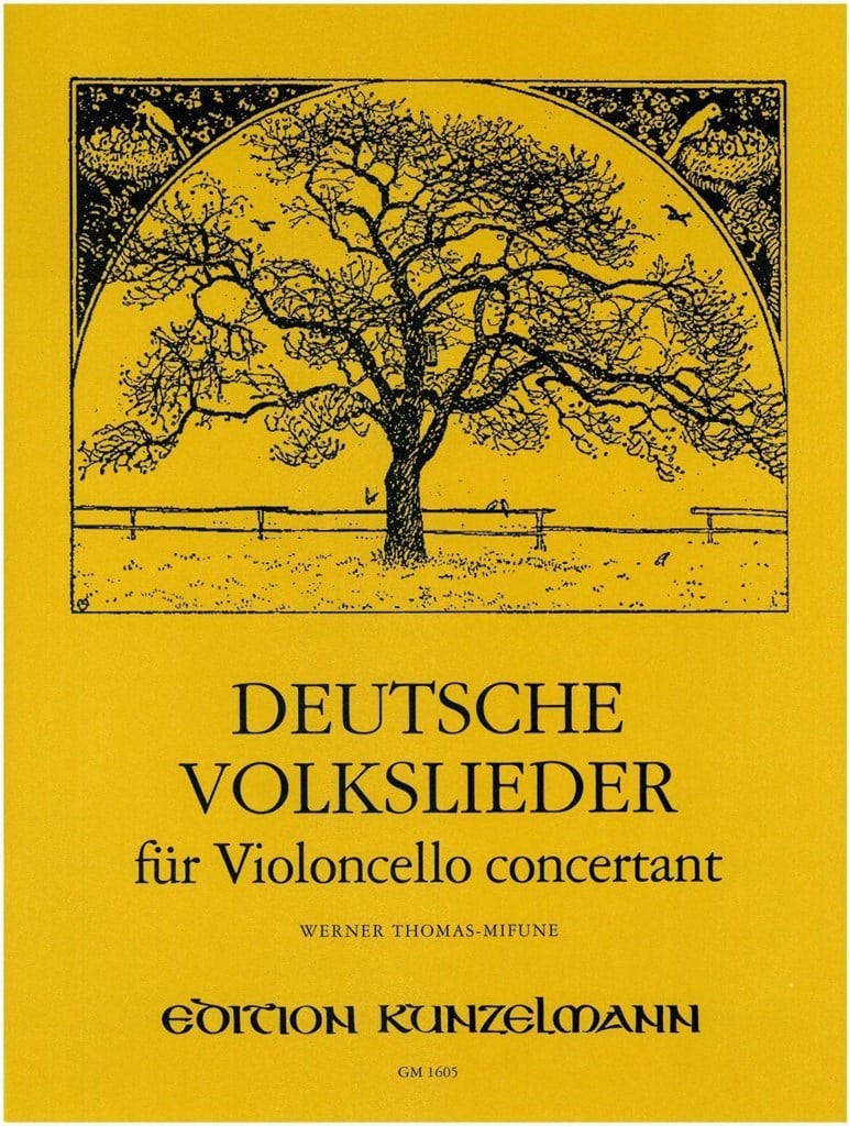 Deutsche Volkslieder Für Violoncello Concertant