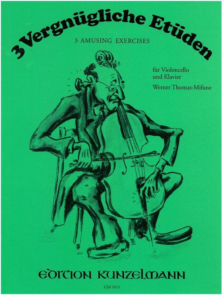 3 Vergnügliche Etüden Für Violoncello und Klavier