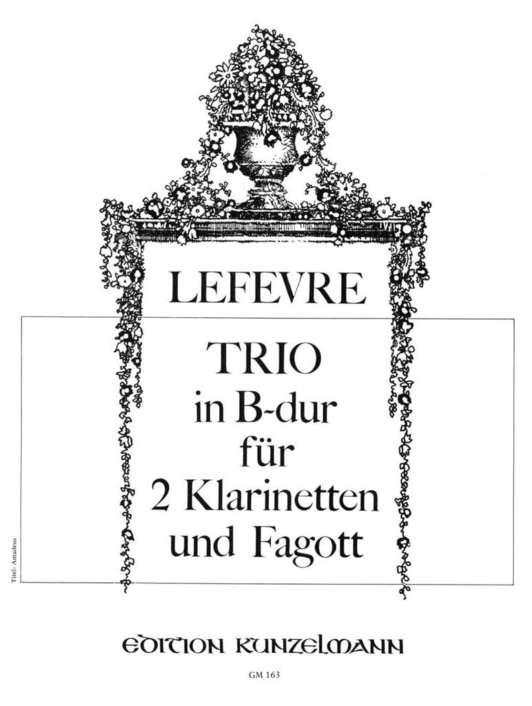 Trio Für 2 Klarinetten und Fagott