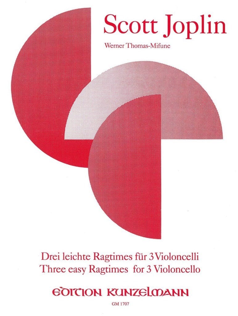 3 Leichte Ragtimes Für 3 Violoncelli