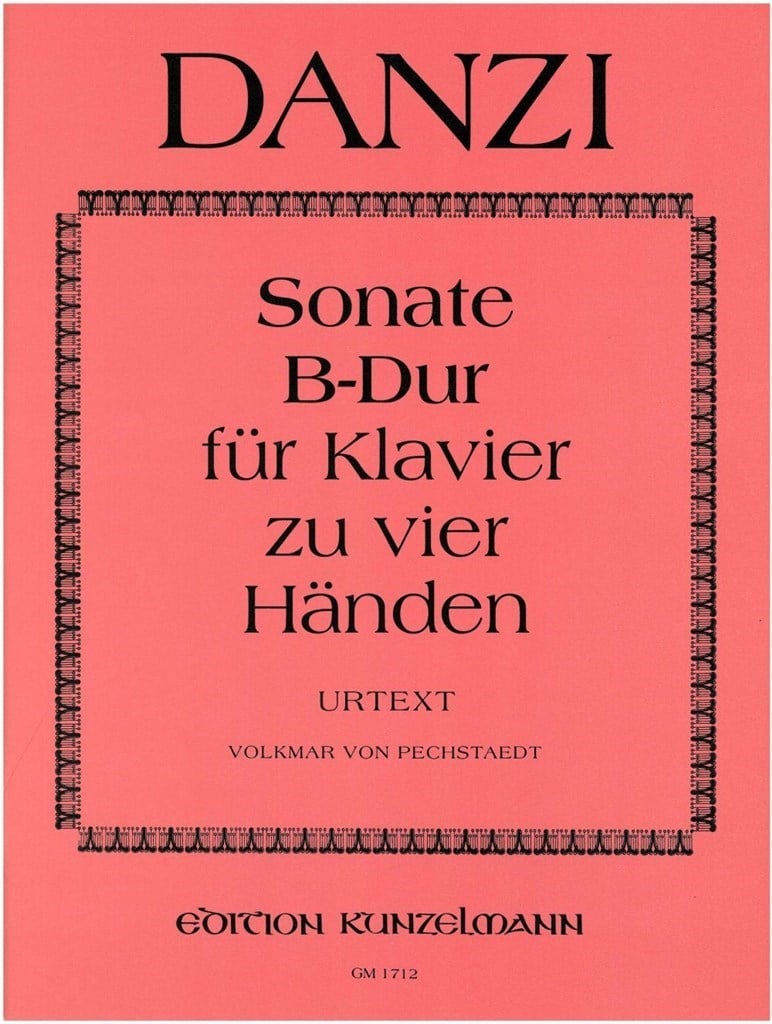 Sonate Für Klavier Zu 4 Händen