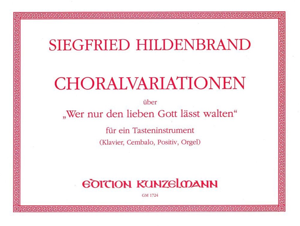 Choralvariationen Over Wer Nun