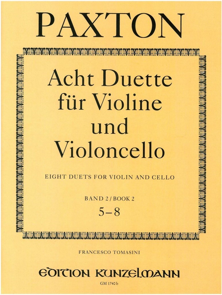 8 Duette Für Violine und Violoncello