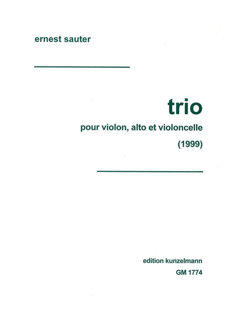 Trio Pour Violon, Alto Et Violoncelle