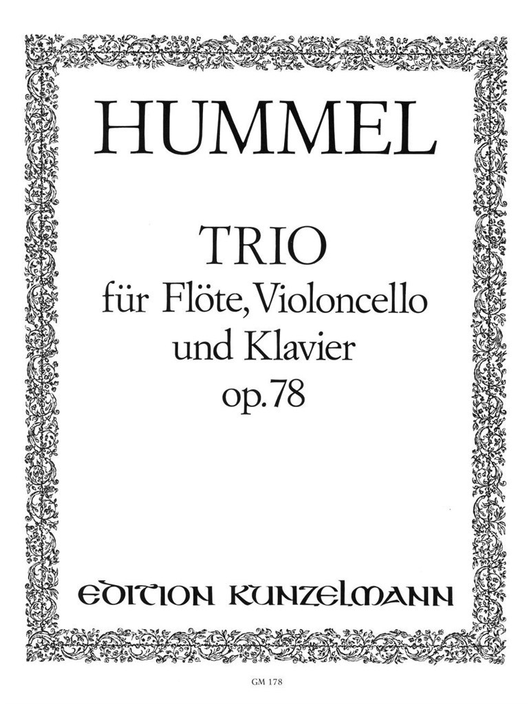 Trio Für Flöte, Violoncello und Klavier