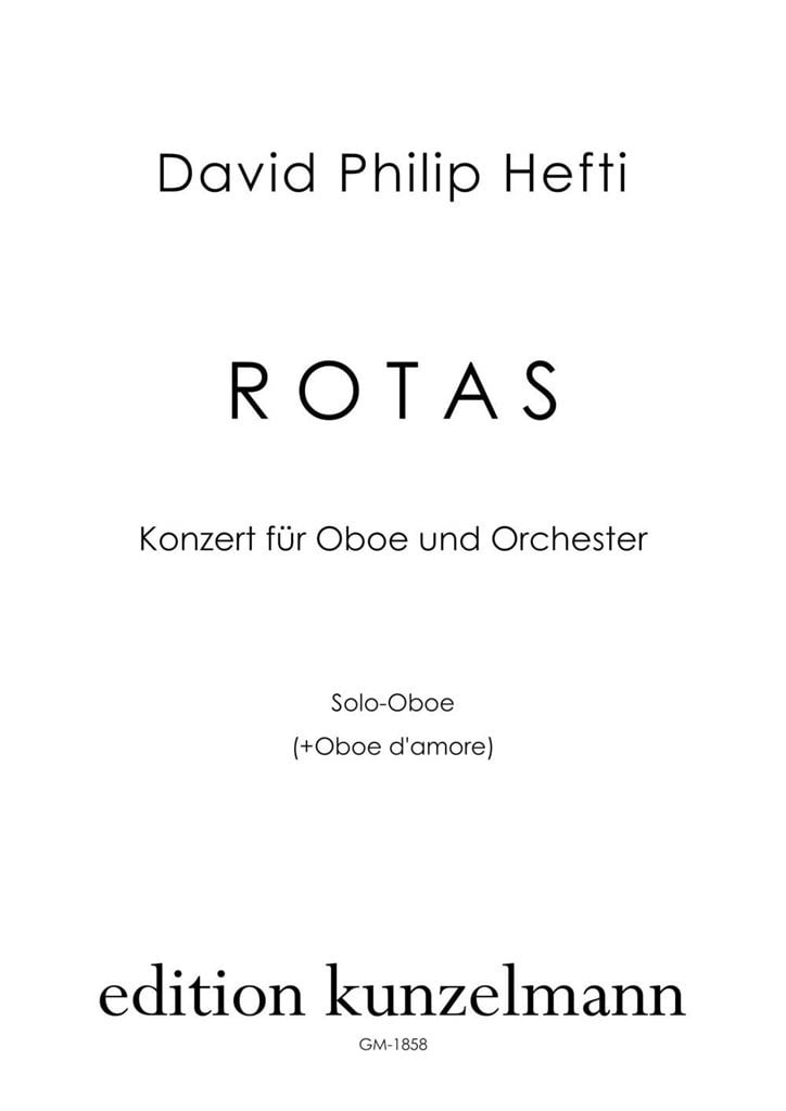 Rotas, Konzert Für Oboe und Orchester