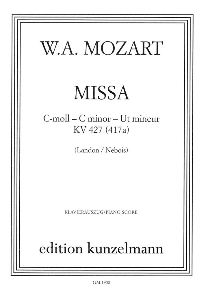 Messe c-Moll KV 427 (417a)