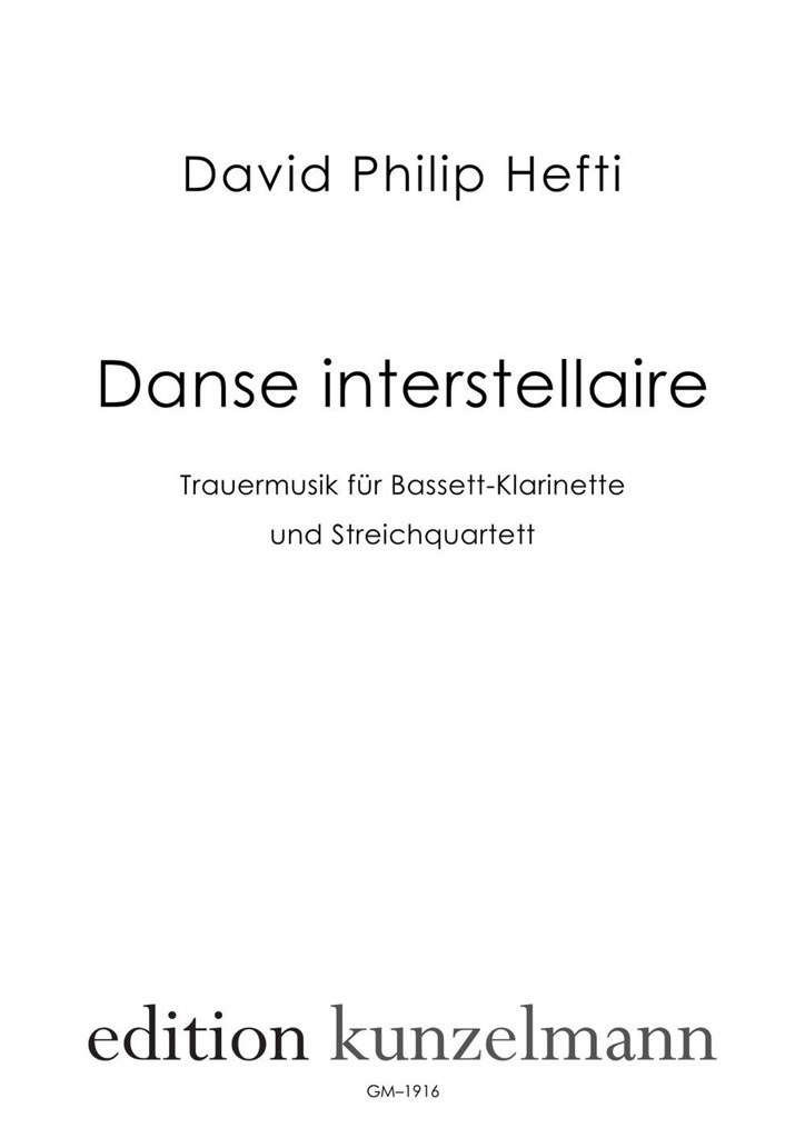 Danse Interstellaire - Trauermusik