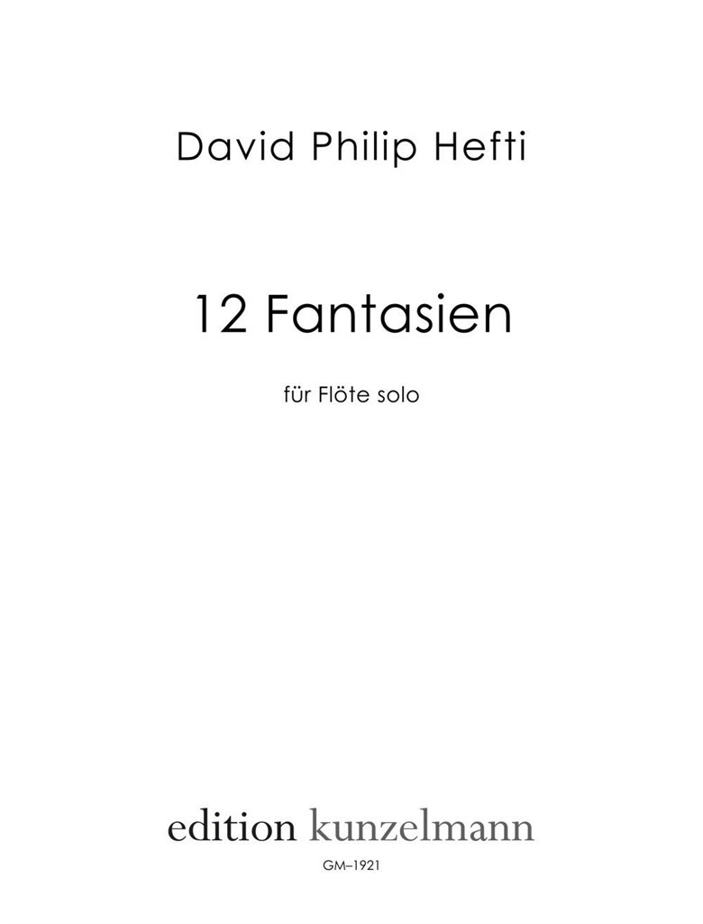 12 Fantasien Für Flöte Solo