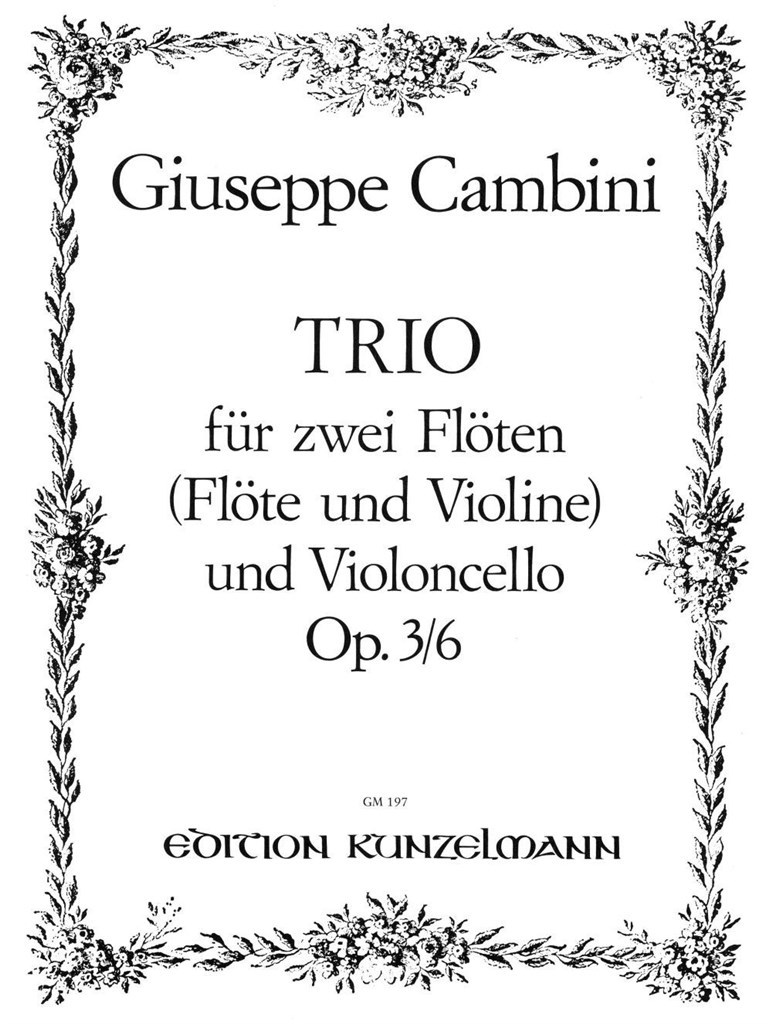 Trio Für 2 Flöten und Violoncello