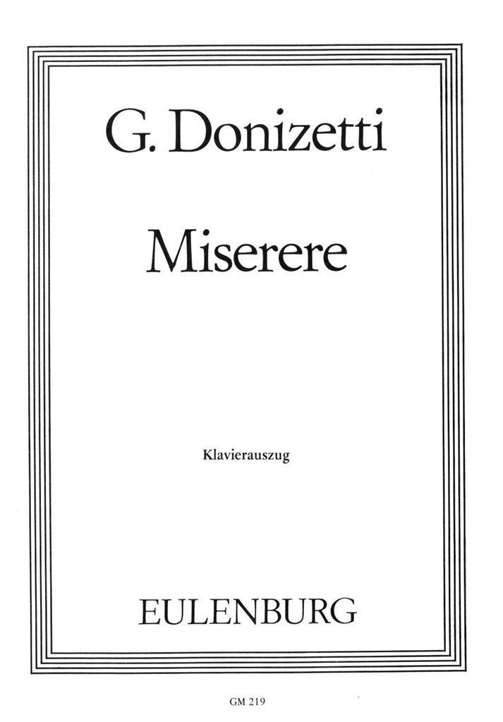Miserere G-Moll