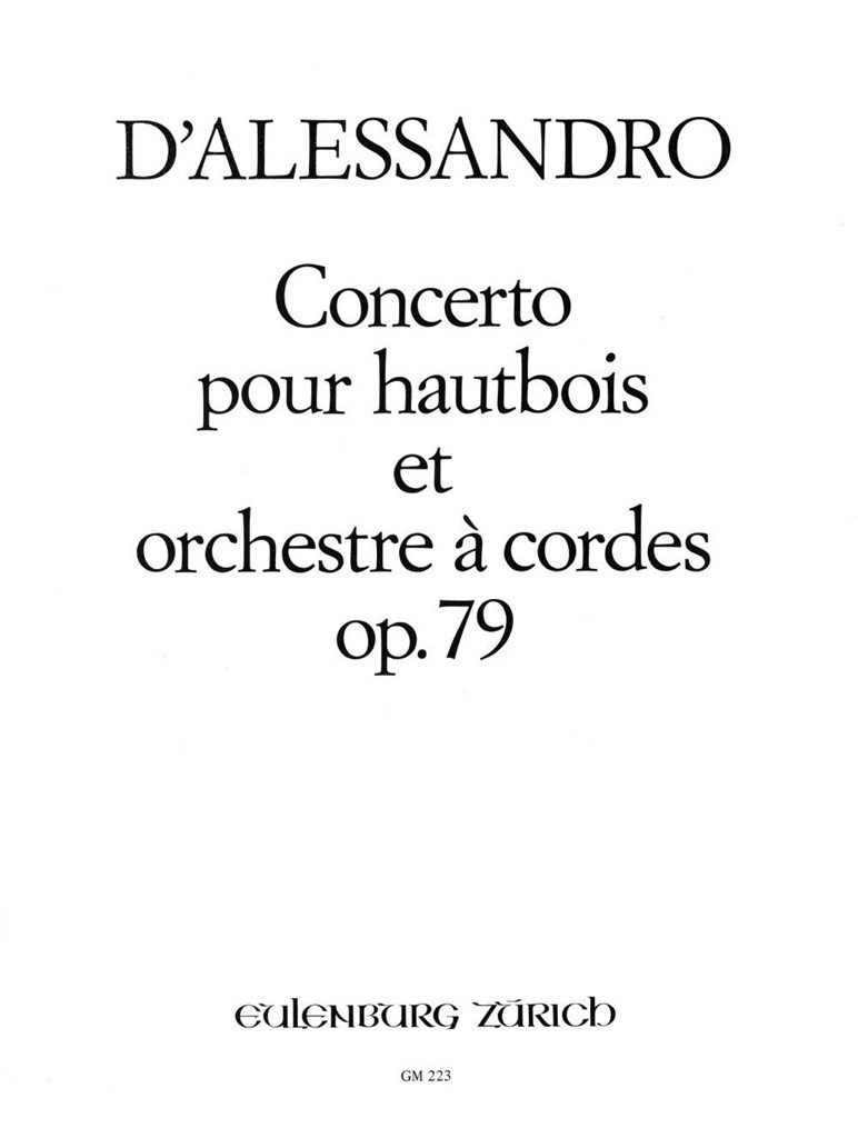 Konzert Für Oboe