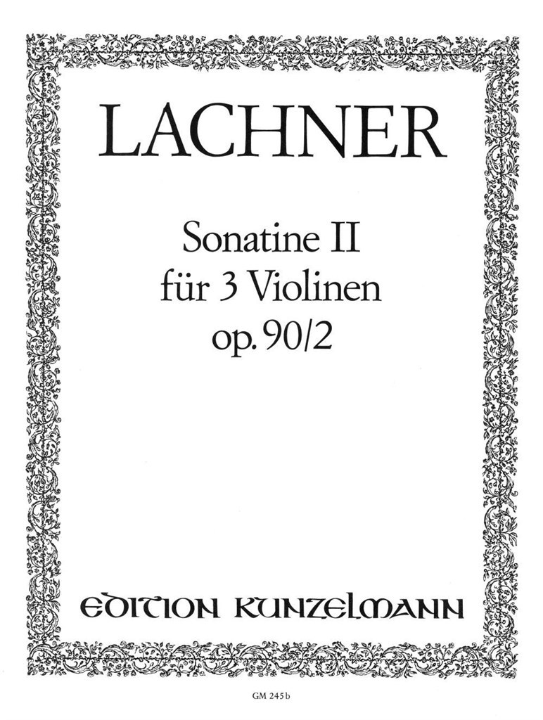 Sonatine 2 Für 3 Violinen