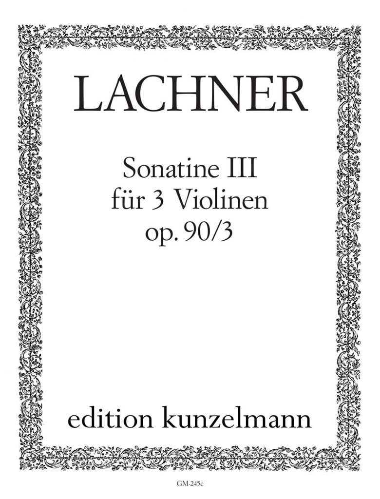Sonatine 3 Für 3 Violinen