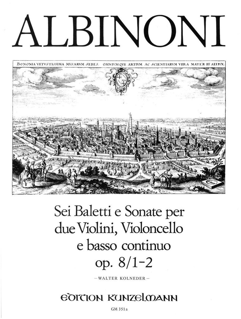 6 Balletti und Sonaten Op. 8-1-2