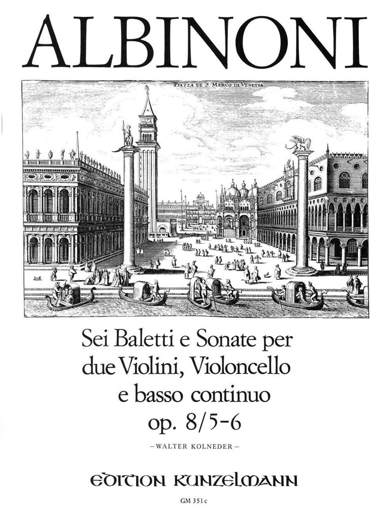 6 Baletti und Sonaten Op. 8-5-6