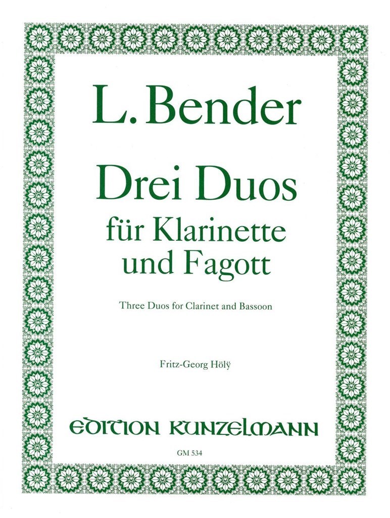 3 Duos Für Klarinette und Fagott