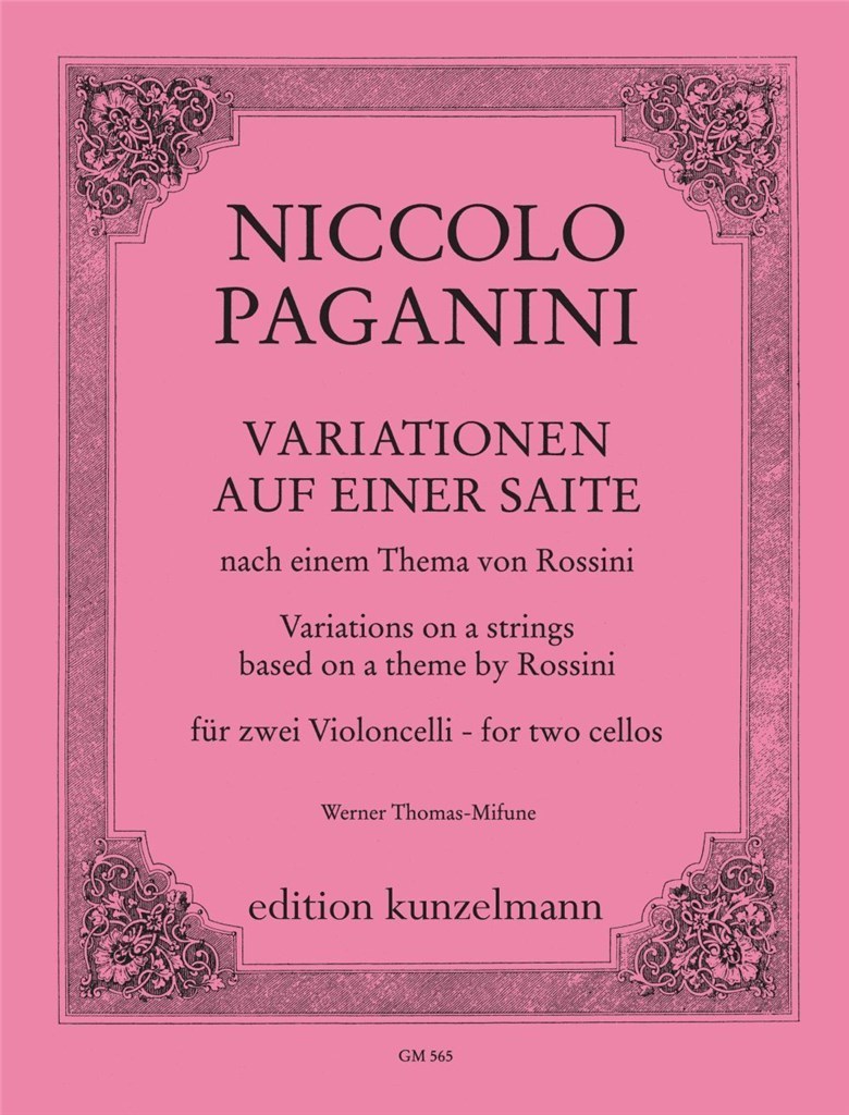 Variationen Auf Einer Saite Nach Rossini