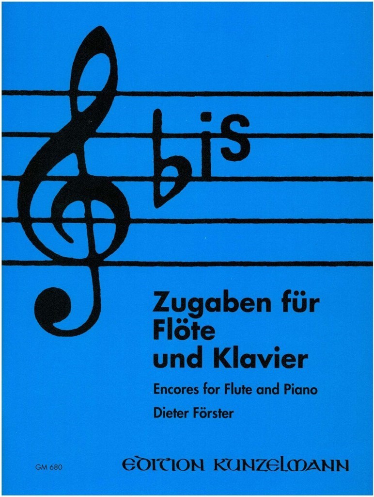 Bis Zugaben Für Flöte und Klavier