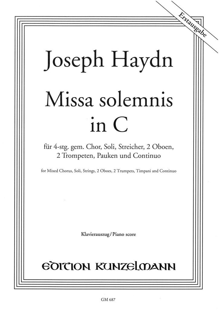 Missa Solemnis In C