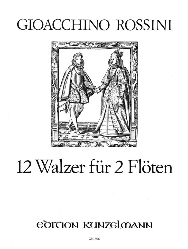 12 Walzer Für 2 Flöten