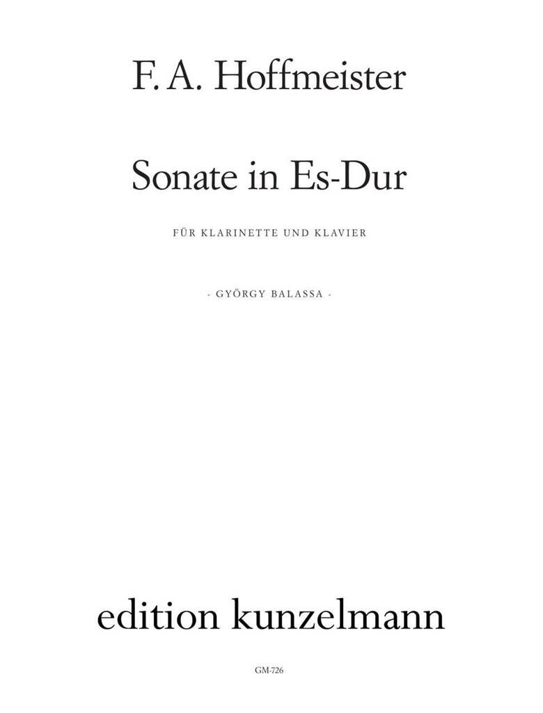 Sonate für Klarinette