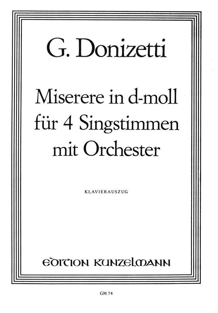 Miserere D-Moll