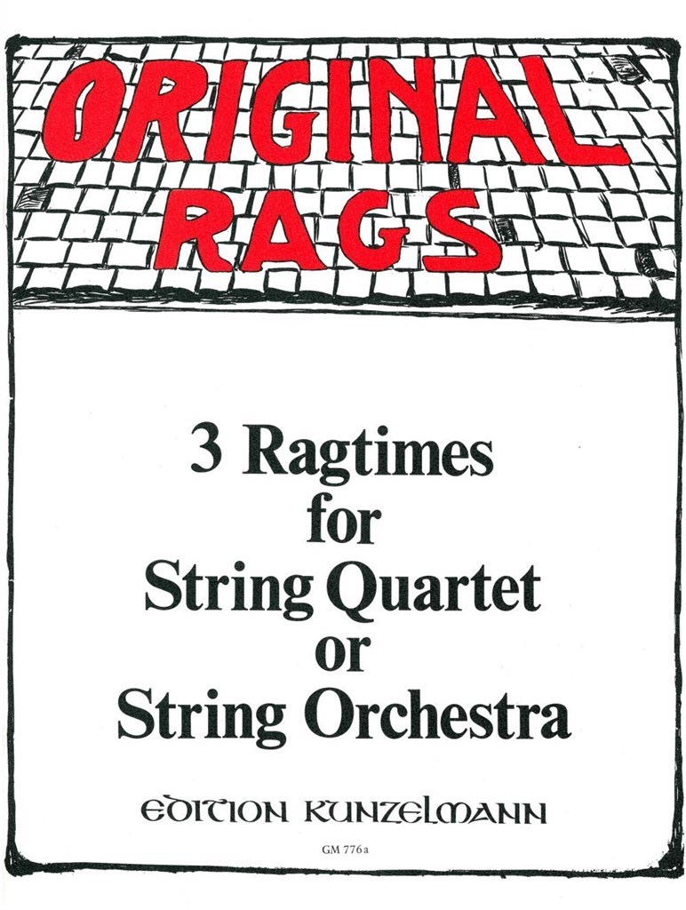 3 Ragtimes Für Streichquartett