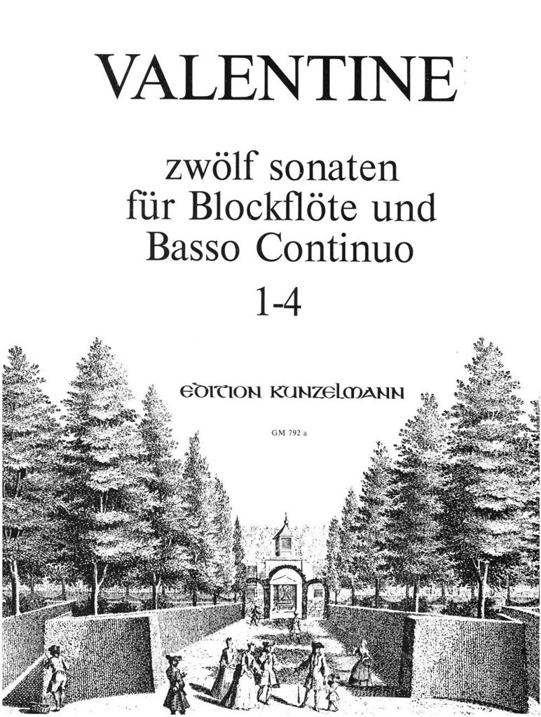12 Sonaten Für Blockflöte und Basso Continuo