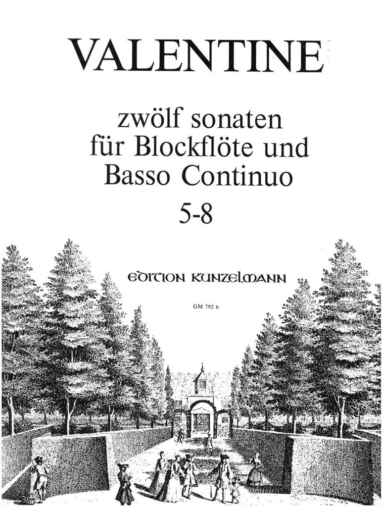 12 Sonaten Für Blockflöte und Basso Continuo