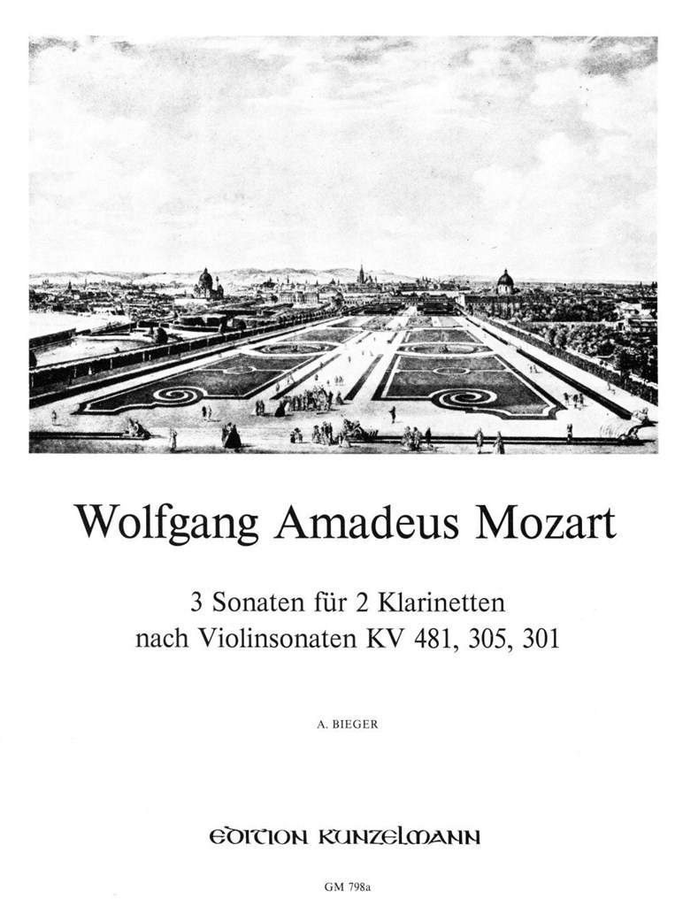 3 Sonaten Für 2 Klarinetten