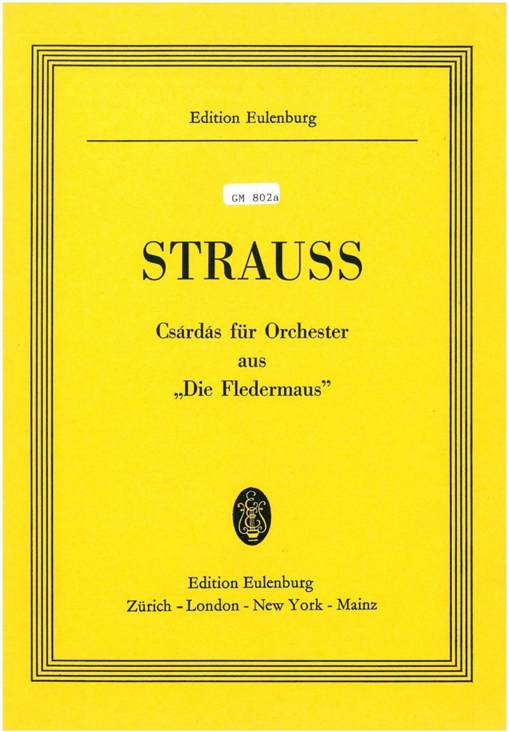 Csárdás Aus Die Fledermaus