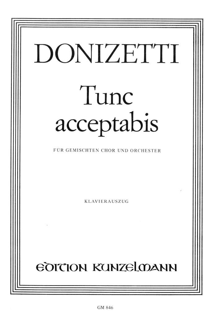 Tunc Acceptabis
