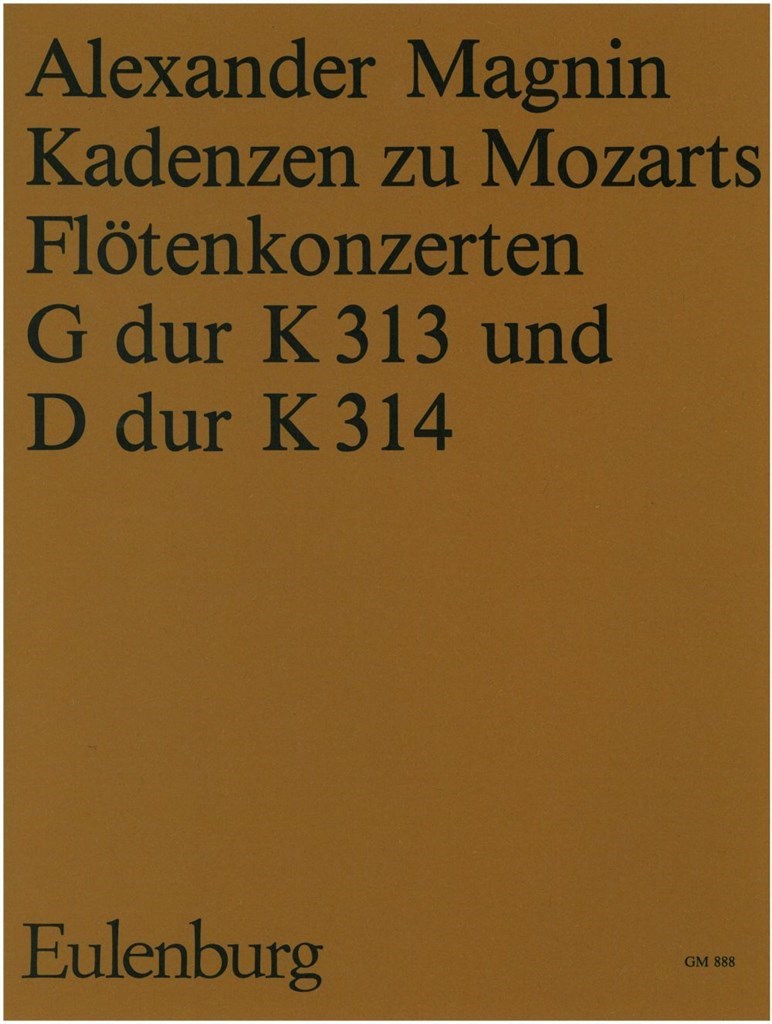 Kadenzen Zu Mozarts Flötenkonzerten