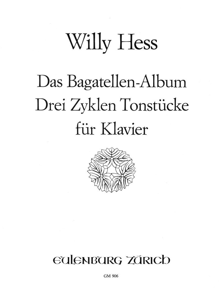 Das Bagatelle-Album - Drei Zyklen Tonstücke