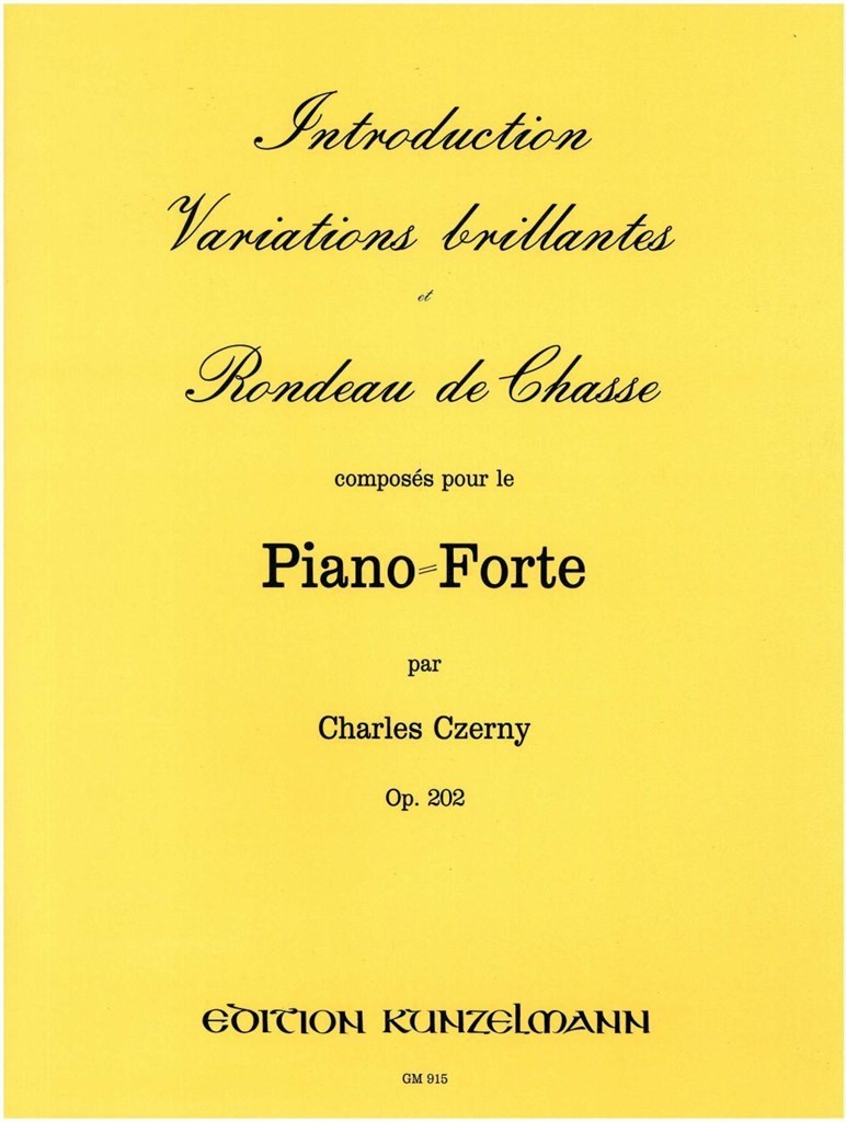 Introduktion, Variationen und Rondo Für Klavier