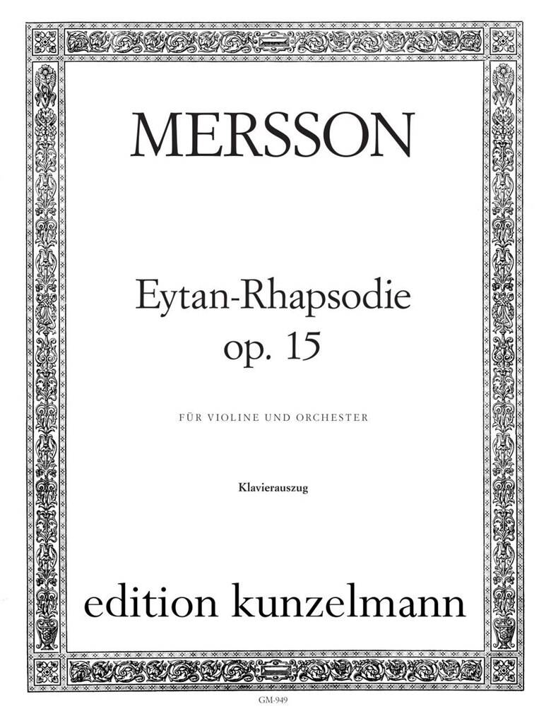 Eytan-Rhapsodie, Violinkonzert op. 15