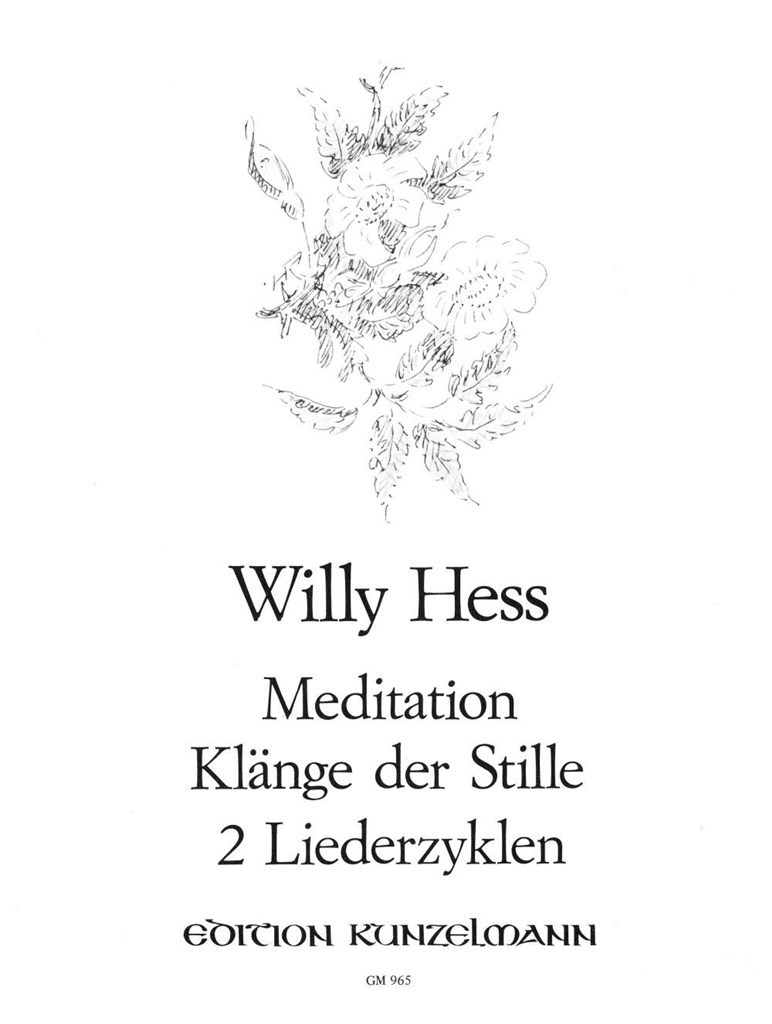 2 Liederzyklen Für Mittlere Stimme