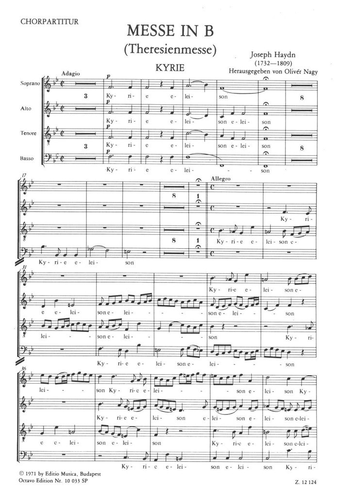 Messe In B (Theresienmesse)