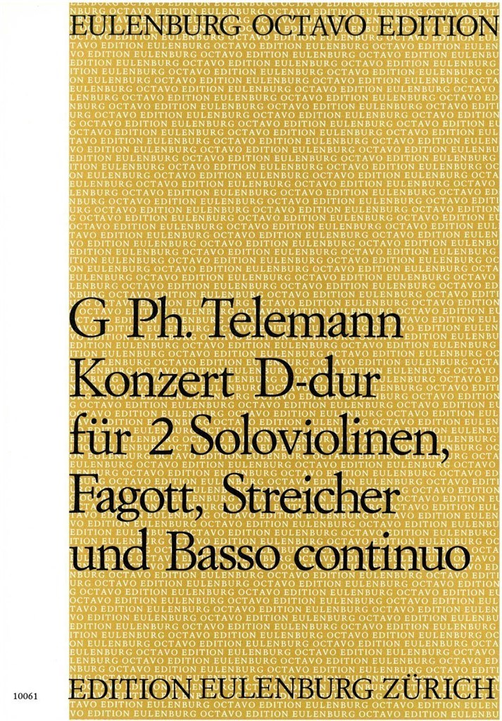 Konzert Für 2 Violinen, Fagott und Orchester