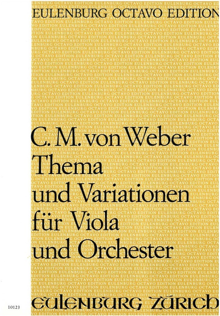 Thema und Variationen Für Viola