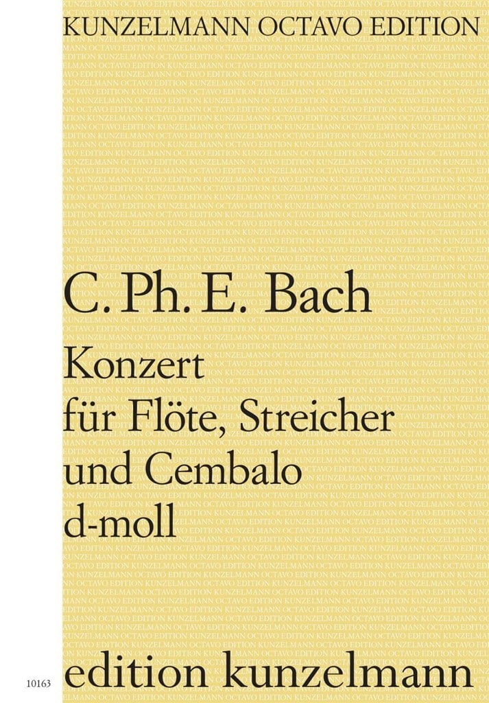 Konzert für Flöte, Streicher und Cembalo d-moll