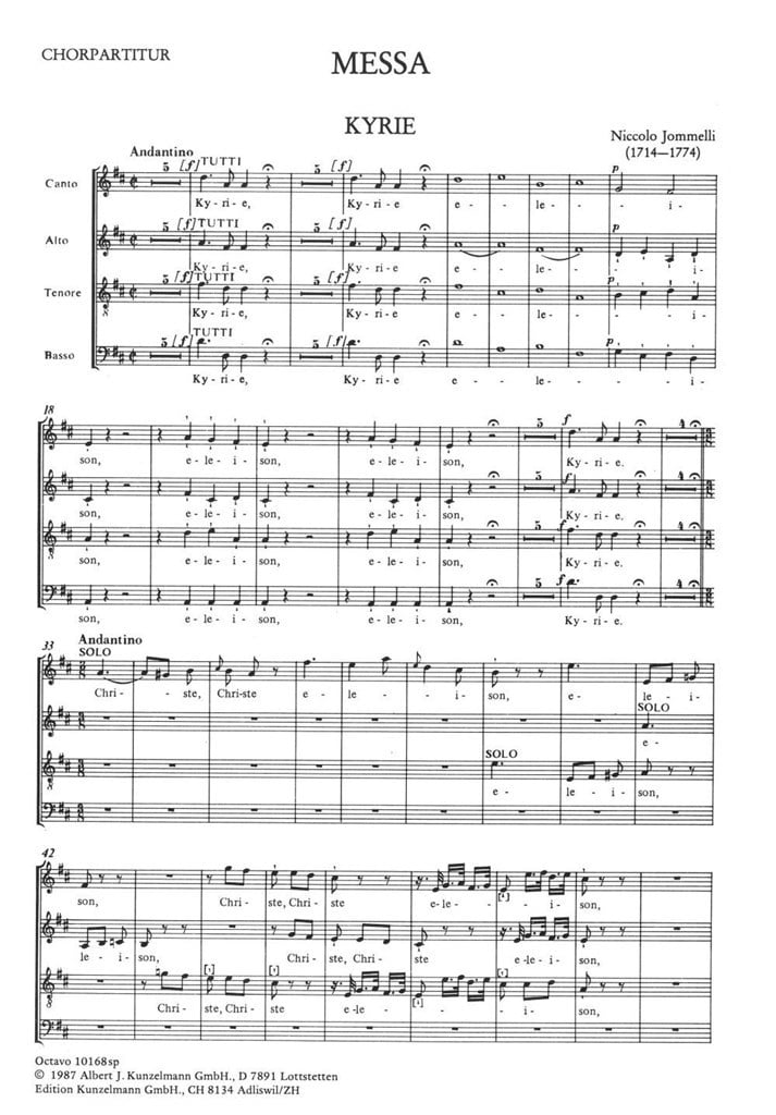Messe D-Dur
