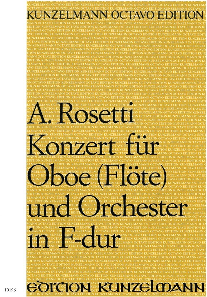 Konzert Für Oboe (Flöte) F-Dur