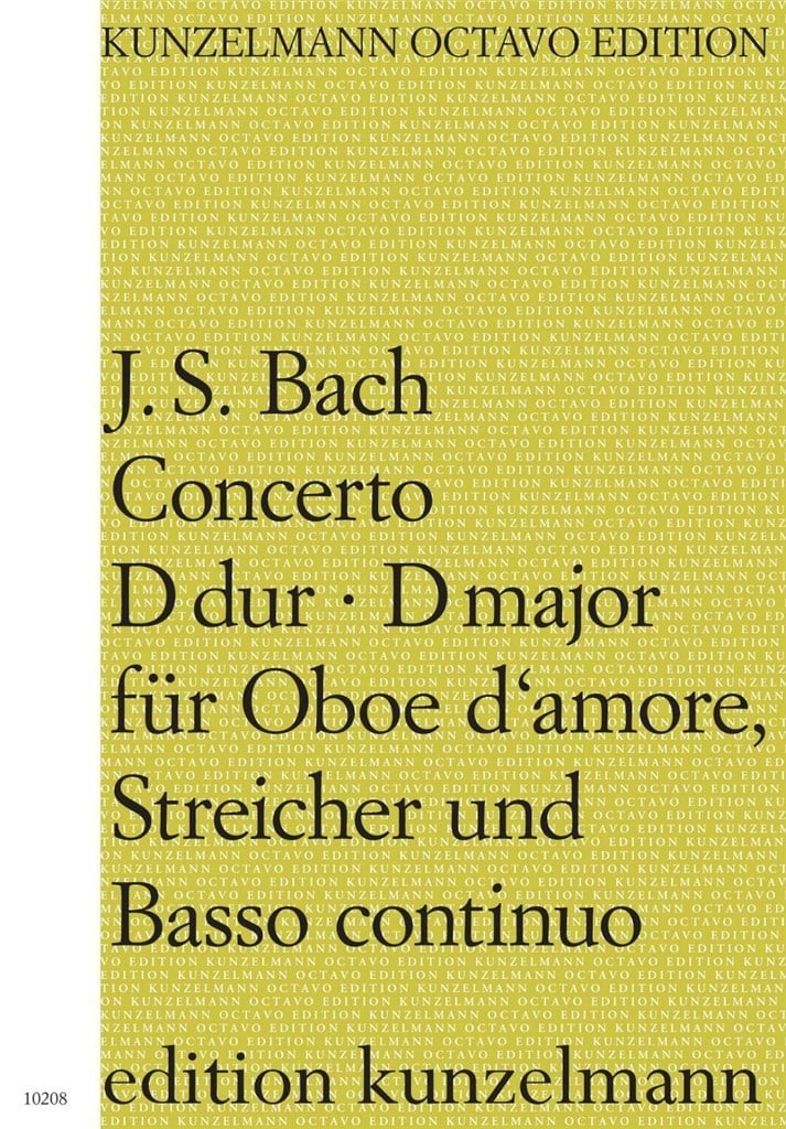 Konzert Für Oboe D'Amore D-Dur
