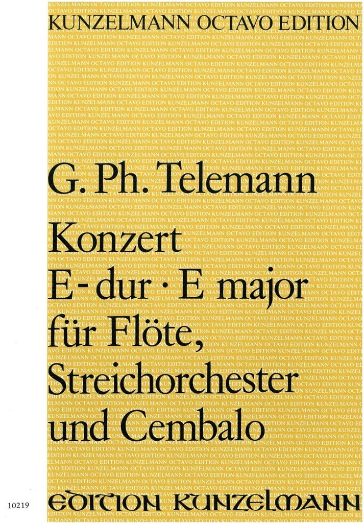 Konzert Für Flöte E-Dur
