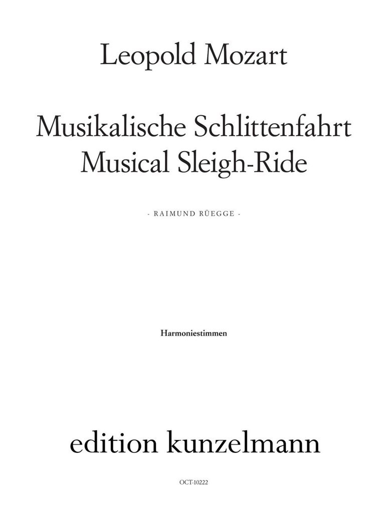 Musikalische Schlittenfahrt