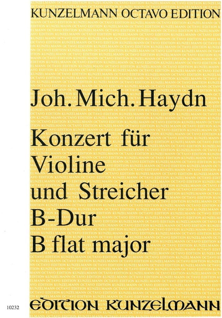 Konzert Für Violine B-Dur
